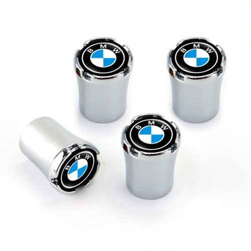 BMW Chrome Tire Valve Caps – Extra Spare Cap Total 5 Caps