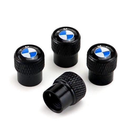 BMW Black Tire Valve Caps – Extra Spare Cap Total 5 Caps