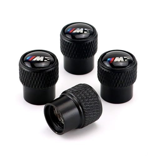 BMW M3 Black Tire Valve Caps – Extra Spare Cap Total 5 Caps