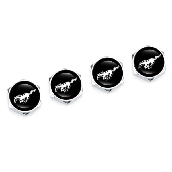 Ford Mustang Silver License Plate Bolts-License plate screws