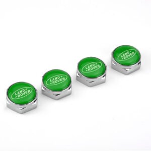 License plate screws For Land Rover Green Logo Silver