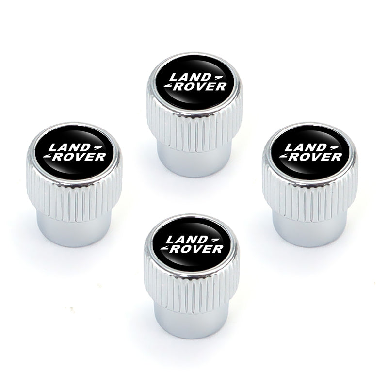 Pd Automotive TPMS Safe Tyre Valve Caps For Land Rover – Silver Plastic With O-Ring (5 Pack)