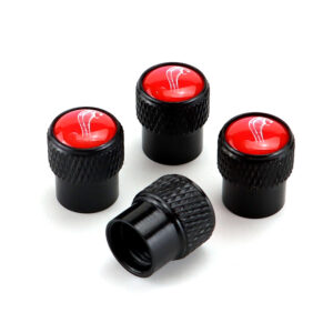 Aluminium Tire Valve Caps Fit For Ford Cobra Models