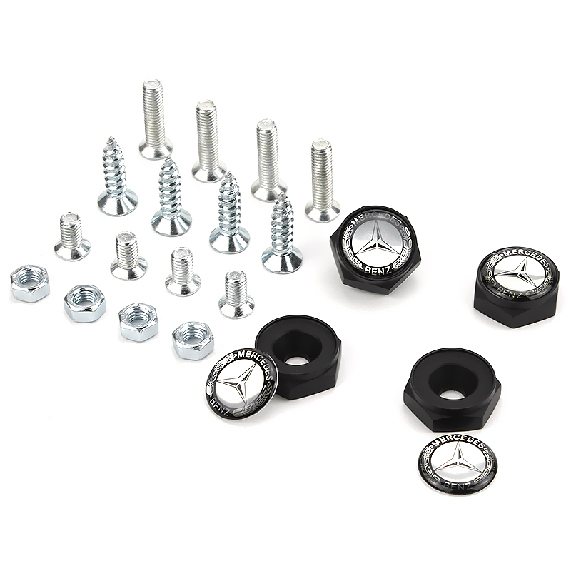 thumbnail image 2 of SICKSPEED JDM 4-Pack Black Anodized License Plate Bolts – 10mm Thread, For Car/Truck/SUV 2 of 6