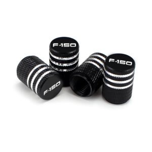 Ford F-150 Laser Engraved Tire Valve Caps Total 5 Caps