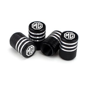 MG Laser Engraved Tire Valve Caps - Cap Total 5 Caps