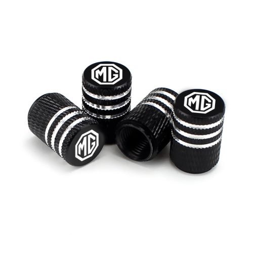 MG Laser Engraved Tire Valve Caps – Extra Spare Cap Total 5 Caps