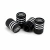 Land Rover Black Laser Engraved Tire Valve Stem Caps