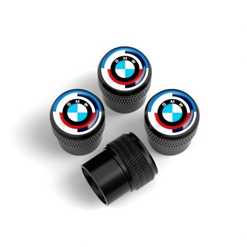 BMW 50th Anniversary Tire Valve Caps – Extra Spare Cap Total 5 Caps