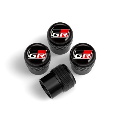 Toyota Yaris GR Black Tire Valve Caps – Extra Spare Cap Total 5 Caps
