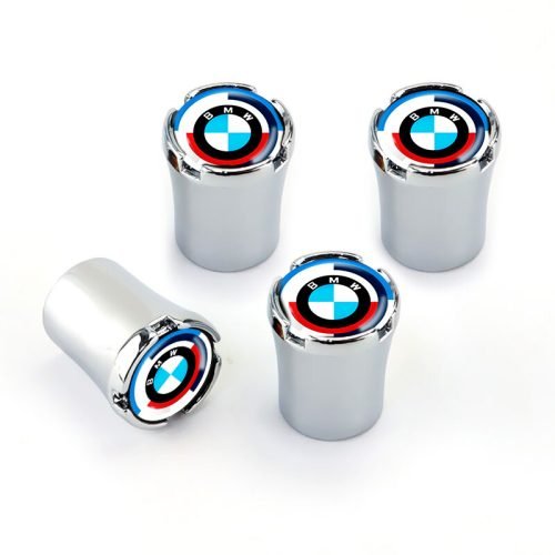 BMW 50th Anniversary Chrome Tire Valve Caps – Extra Spare Cap
