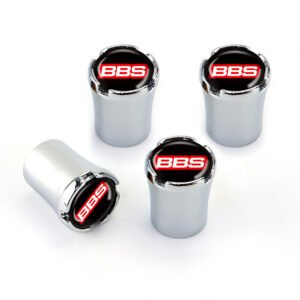 BBS Chrome Tire Valve Caps - Extra Spare Cap Total 5 Caps