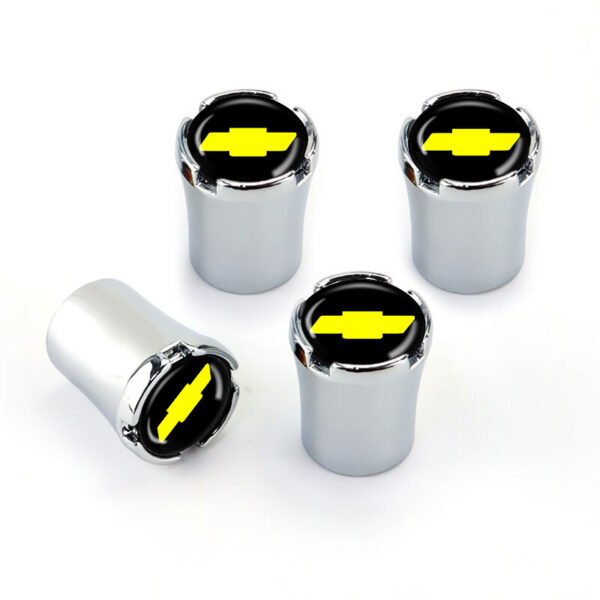 Chevrolet Chrome Tire Valve Caps - Extra Spare Cap