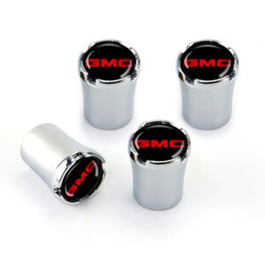 GMC Chrome Tire Valve Stem Caps