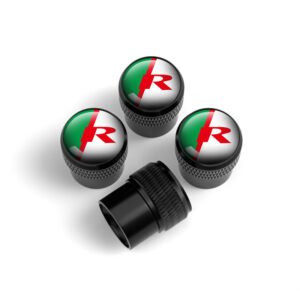 Jaguar R Performance Tire Valve Stem Caps - 5 Caps