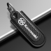 Kawasaki keychain - Keychain New Kawasaki Real Carbon Fiber With Black Leather