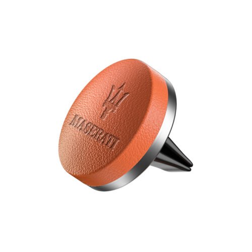 Maserati Leather Air freshener Vent Clip With 4 Color of Choice