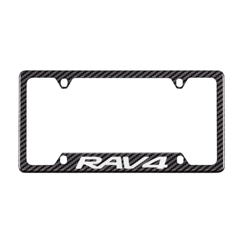 Toyota RAV4 Carbon Fiber License Plate Frame 4 Holes