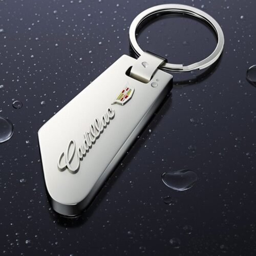 Zinc Alloy Metal Keychain Fit Cadillac Models