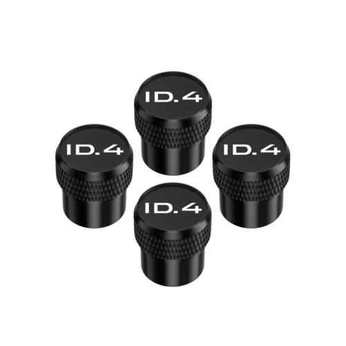 Aluminium Laser Engraving Tire Valve Caps Fit For Volkswagen ID.4 Models