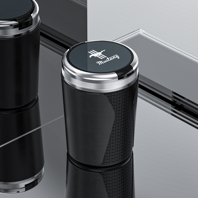 Elegant Led Ashtray For Ford Mustang Models - Image 2