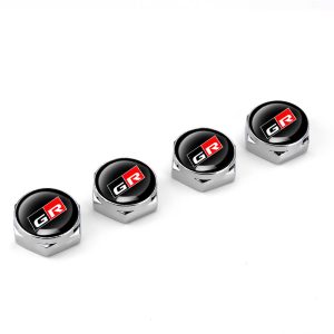 4pcs Silver Metal License Plate Bolts Fit For Toyota GR Models