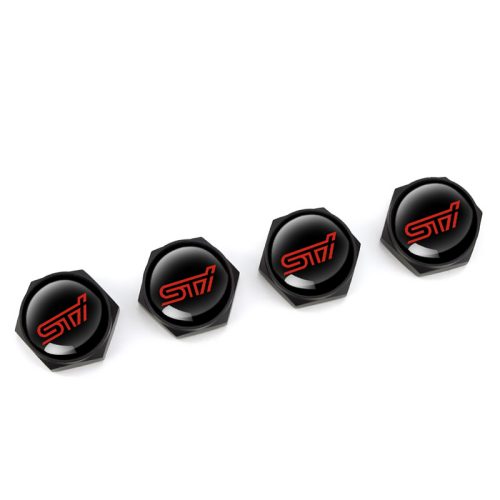 4pcs Black Metal License Plate Bolts Fit For Subaru STI Models